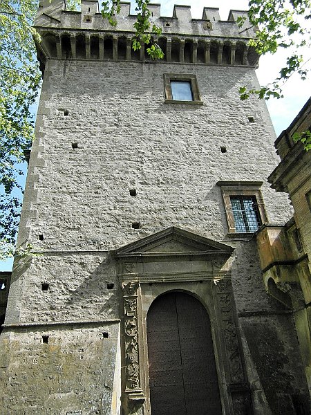 SAM_2069.JPG - La Rocca del castello, a sinistra del portone d'ingresso