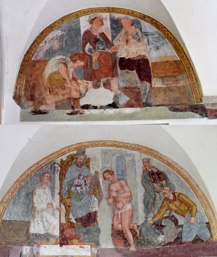 Immagine4.jpg - ... degli affreschi originali del chiostro ne rimangono soltanto alcuni di recente restaurati ...